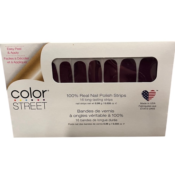 Color Street Aberdeen Aubergine Nail Polish Strips . New in package. - Picture 2 of 3